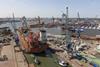 'FPSO Petrojarl I' dry-docked at Damen Shiprepair Rotterdam