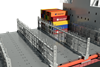 The lashing bridge is a vital part of cargo system, and not just a hull component.