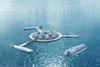 Artificial islands producing green energy from wind or solar sources would contribute to a reduced-emissions shipping sector