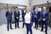 Norway's Prime Minister Erna Solberg with Odfjell's COO  Harald Fotland and VP Technology Erik Hjortland along with Hans-Petter Nesse, MD, Wärtsilä Norway at the Sustainable Energy Norwegian Catapult Centre.