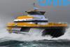 A hydrogen powered catamaran design employing surface effect ship (SES) technology (pictured in a CTV) is one of three design concepts competing for development funding in Norway.