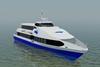 Computer generated image of the new Noumea ferry