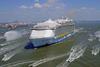 'Harmony of Seas' leaving her St Nazaire birthplace