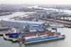 Enhancements to 'Stornes' rock-dumping tower were carried out at Damen Shiprepair & Conversion Rotterdam