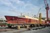 SK AUDACE in dry dock of MMHE (Malaysia Marine and Heavy Engineering)