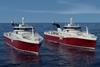 Two stern trawlers for DFFU will be built by Kleven to Rolls-Royce's NVC 374 design