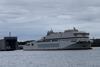 Unfinished Honfleur leaves FSG under tow for completion in Norway (Photo FSG)