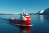 ’Rem Hrist’ on sea trials (picture: Ulstein Group and Fuglefjellet/Arild Solberg)