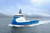 ‘Blue Fighter’ an Ulstein-built PSV just delivered to Ulstein company Blue Ship Invest