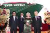The newly named 'Ever Lovely' features a modified bow design which will now be deployed across 15 other L-type vessels