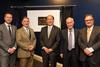 Maritime Safety Research Centre opens (l-r): Knut Ørbeck-Nilssen, CEO, DNV GL – Maritime; Jim McDonald, principal and vice-chancellor, University of Strathclydel Kitak Lim, secretary general, IMO; Dracos Vassalos, professor of maritime safety an...