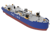 LNG Bunkering Barge currently under construction at Fincantieri Bay Shipbuilding (credit: MacGregor)