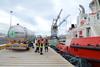 Bunkering ‘Bokn’ with LNG at the Rome Cruise Terminal