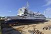 Spirit of Britain prior to her launch at STX Europe’s Rauma shipyard