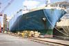 Keppel Shipyard is converting the vehicle carrier Merlion Ace into a livestock carrier