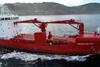 Siuana Arctica on trials off the Spanish coast.(credit: Astilleros Zamakona).