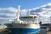 Research vessel Scotia in the Imperial Dock, Leith