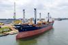 Econowind Jutlandia Swan 3 at dock