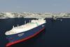 Graphical rendering of one of the Sovcomflot newbuilding LNG carriers