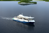 The first RoPax ferry in the world with a Zero-Emission Sailing Mode. (Photo copyright: Kvarken Link)