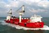The transshipment bulker ‘Calypso’ Photo: ABB
