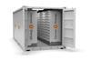The Corvus BOB is a complete energy storage system (ESS) and class-approved, modular battery room solution available in 10-foot and 20-foot container sizes.
