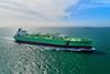 The photo shows the BW Libra vessel on the water