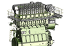 The first low-pressure dual-fuel engine for smaller two-stroke vessels, X40DF (Credit: WinGD)