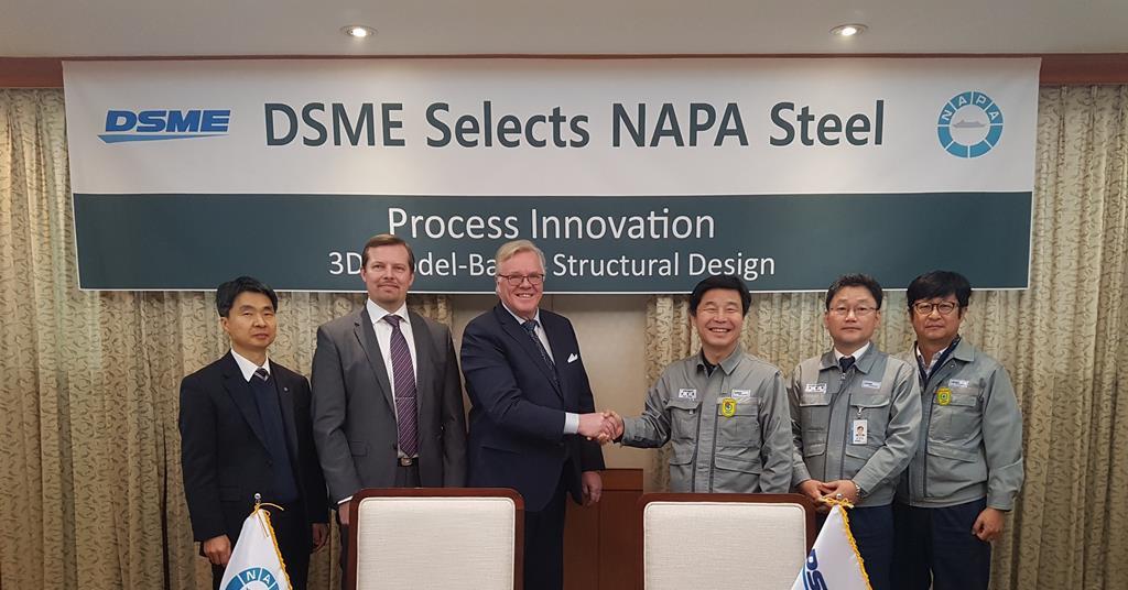 NAPA software to transform DSME ship design processes | News | Motorship