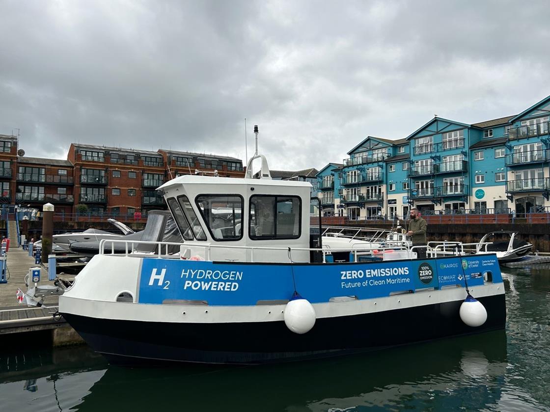 Exeter Port Authority Welcomes Hydrogen-Electric Workboat for Clean Energy Maritime Trial