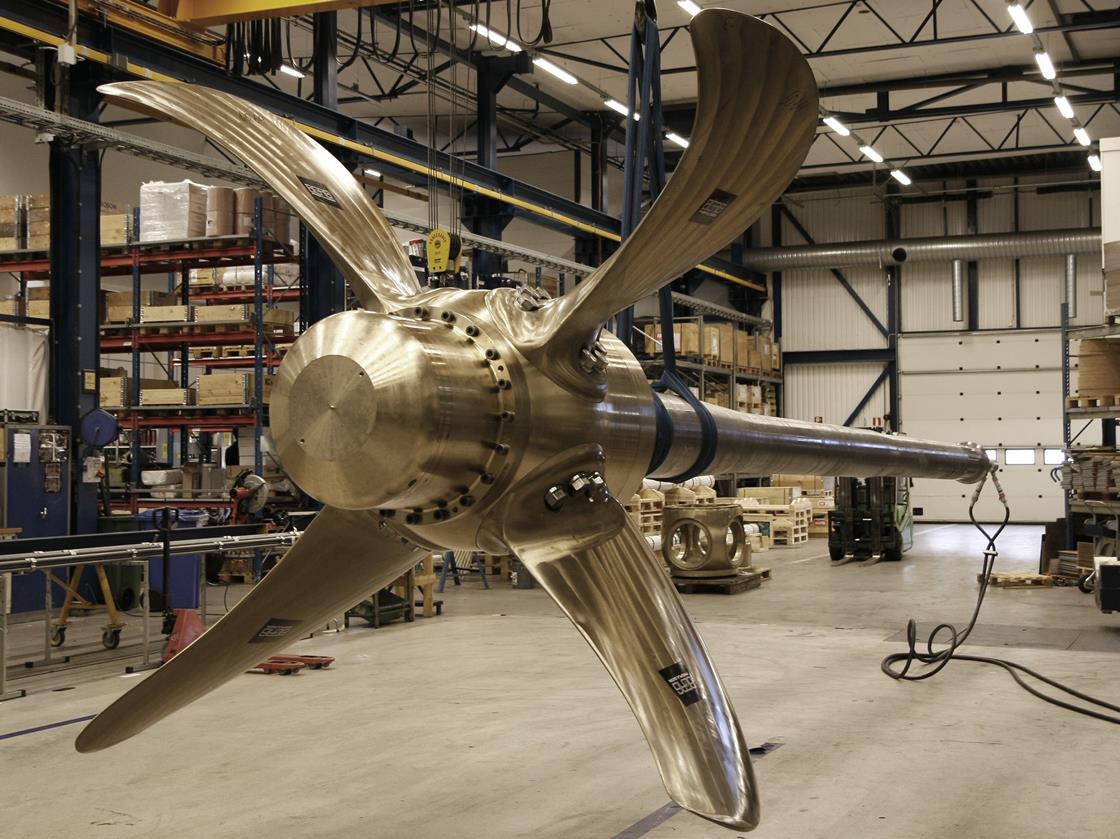 Feathered propellers for flexibility News Motorship
