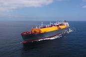 LNG carrier at sea
