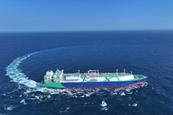 LNG carrier at sea