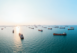 Generic shot of ships at sea