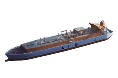 VLEC gas handling system