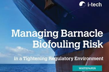 Cover of I-tech whitepaper 'Managing Barnacle Biofouling Risk'