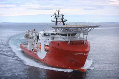 A SeaQ Energy Storage System will be installed aboard a Siem Offshore subsea construction vessel, similar to Siem Stingray (pictured) in Q1 2022.