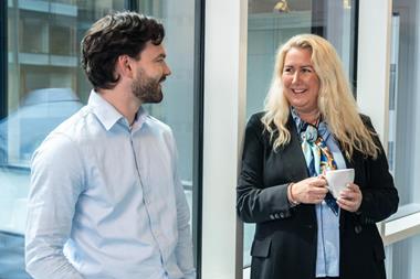 Ulstein Digital commercial director Dordi Blekken and data scientist Mikal Breiteig Alexander Thorsen