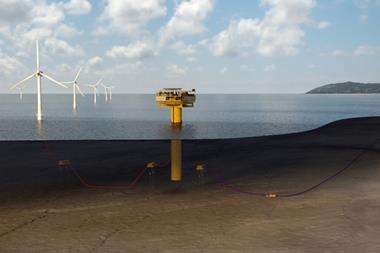 The back of BEHYOND: the project aims to develop a conceptual feasibility study for a new offshore system for hydrogen electrolysis (credit: EDP)