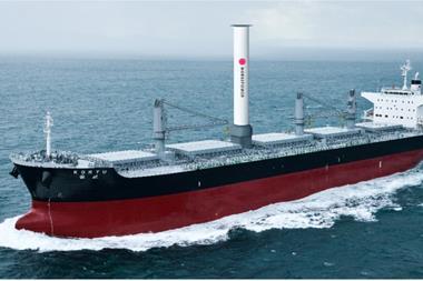 BHP and Pan Pacific Copper have inked a deal to replace one of the deck cranes onboard MV Koryu with a rotor sail, in the first installation of its kind