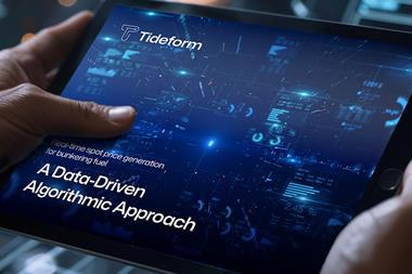 A graphic to detail Tideform's data-driven approach to bunkering analysis