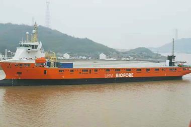 Dutch maiden for the Baltic paper and pulp trade, Lady Marie Christine.