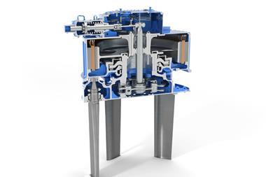 Voith's new eVSP uses a permanent-magnet synchronous motor as its main drive. (Image courtesy of Voith)