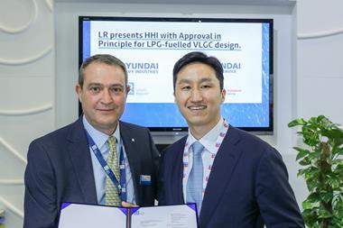 It is the first time that HHI has received an AiP for LPG as a fuel design Photo: LR