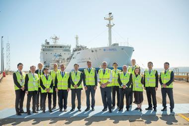 The world’s first liquefied hydrogen carrier, the Suiso Frontier, has arrived in Victoria, Australia, to receive cargo destined for Japan.