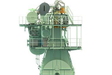 A graphical rendering of the ME-LGI engine (credit: MAN ES)