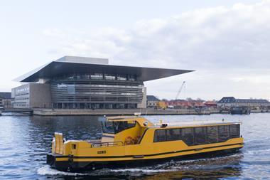 The delivery of five ferries from Damen Shipyard Kozle represent the first commercial reference for Echandia Marine’s full new battery system, based on Toshiba’s LTO battery technology. (Image courtesy of Damen Shipyards)