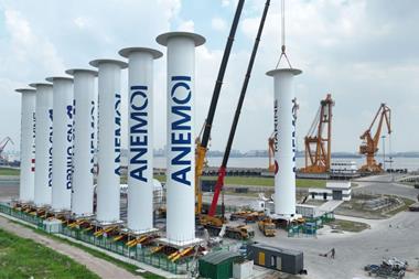 The image shows the new Anemoi production facility on the Yangtze River