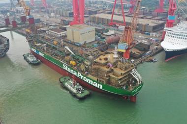 The first of a series of three 49,900dwt methanol-ready MR tankers for Stena Bulk was launched in November 2021 at Guangzhou Shipyard International.
