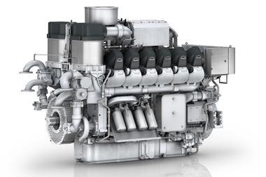 Twin 12 cylinder 175D engines will provide propulsion power for a 70 TBP ASD tug of As ASENAV’s own design.